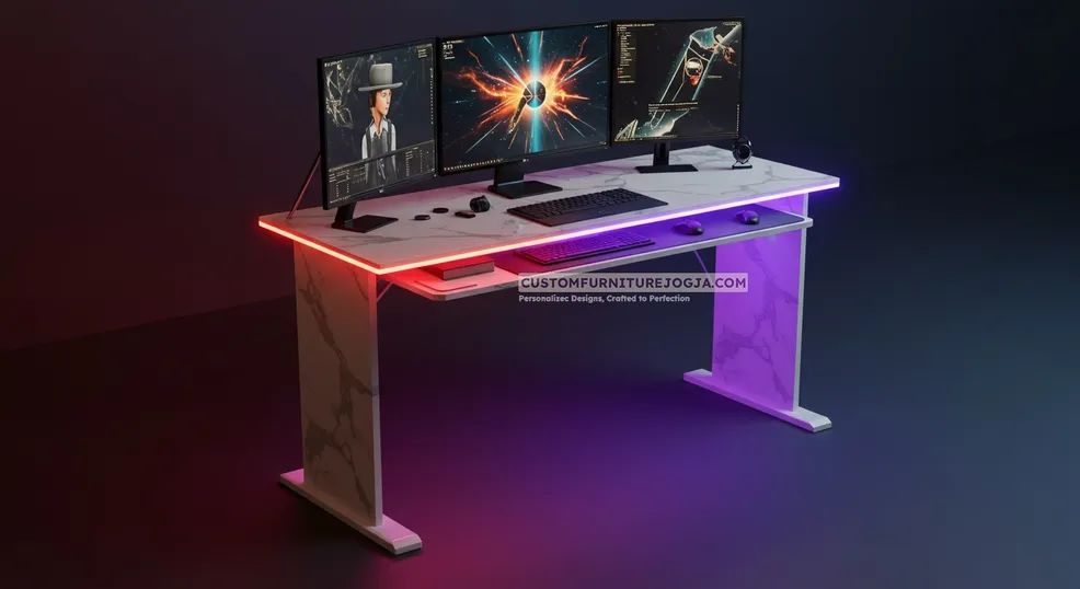 Jasa Pembuatan Meja Gaming Jogja